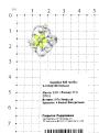 Кольцо из серебра с пл.кварцем цв.хризолит и фианитами родированное