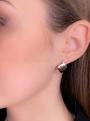 Серьги из золочёного серебра