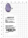 Кольцо из серебра с пл.кварцем цв.сапфир и фианитами родированное
