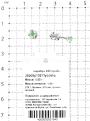 Серьги-пусеты из серебра с пл.кварцем цв.лунный зелёный родированные