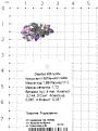 Кольцо из серебра с нат.аметистом, синт.александритом и фианитами родированное