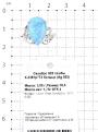 Кольцо из серебра с синт.голубым опалом родированное