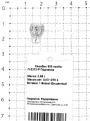 Подвеска из серебра с фианитом родированная