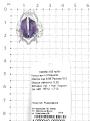 Кольцо из серебра с нат.чароитом родированное