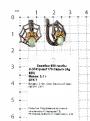 Серьги из серебра с нат.эфиопским опалом и золочением родированные