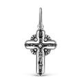 Крест из чернёного серебра  - 2,5 см