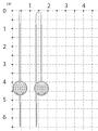 Серьги-продёвки из серебра с фианитами родированные