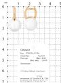 Серьги из золочёного серебра с имит.белым жемчугом