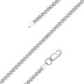 Цепь из серебра родированная - Нонна, 45 см