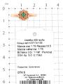 Кольцо из золочёного серебра с нат.изумрудом