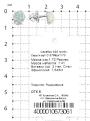 Серьги-пусеты из серебра с нат.эфиопским опалом родированные