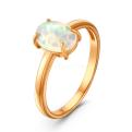 Кольцо из золочёного серебра с нат.эфиопским опалом