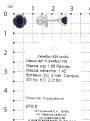 Серьги-пусеты из серебра с нат.сапфиром родированные