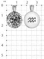 Подвеска кулон знак зодиака Водолей серебро с фианитами и покрытием клиар талисман купить