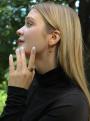 Серьги из золочёного серебра с натуральными камнями 2 Раух Топаз 2 Хризолит 2 Гранат 2 Раух Топаз 2 Цитрин 8 Мульти Турмалин Груша 16 Фианит круг 2 мм красных.