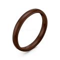 Кольцо из коричневой керамики