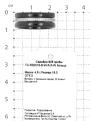 Кольцо тройное из серебра с керамикой и фианитами родированное