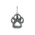 Подвеска из чернёного серебра - Лапа
