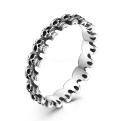 Кольцо из чернёного серебра