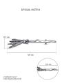 Брошь из чернёного серебра - Метла
