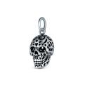 Подвеска из чернёного серебра - Череп