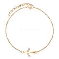 Браслет из золочёного серебра с фианитами - Самолёт