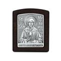 Икона из чернёного серебра с деревом - Святая Матрона Московская