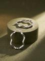 Серьги из серебра родированные