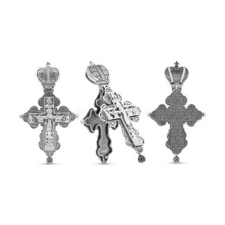 Крест из чернёного серебра