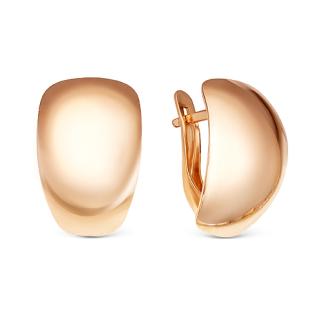 Серьги из золочёного серебра