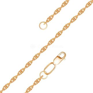 Цепь из золочёного серебра - Кордовая