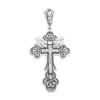 Крест из серебра с чернением - 6,7 см