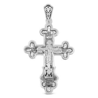 Крест из чернённого серебра 