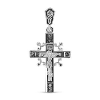 Крест из чернёного серебра