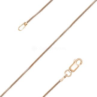 Цепь из золочёного серебра - 40см