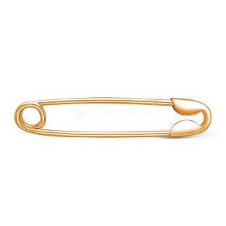 Булавка из золочёного серебра