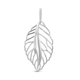 Подвеска из серебра родированная