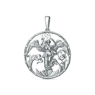 Подвеска из чернёного серебра - Дева