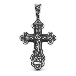 Крест из чернёного серебра