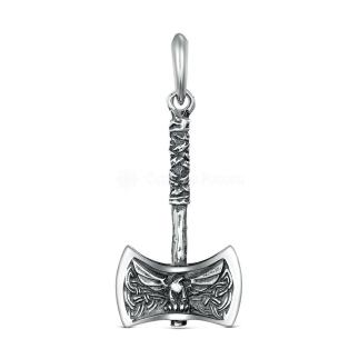 Подвеска талисман Секира серебро  символ мужества купить