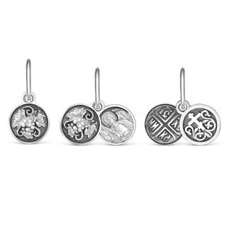 Подвеска из чернёного серебра - Ангел хранитель