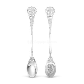 Ложка из серебра - На зубок, 11,5 см