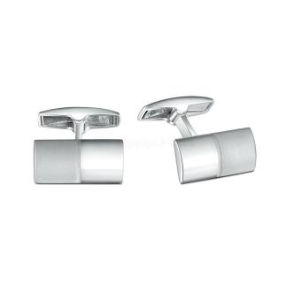 Запонки из серебра родированные