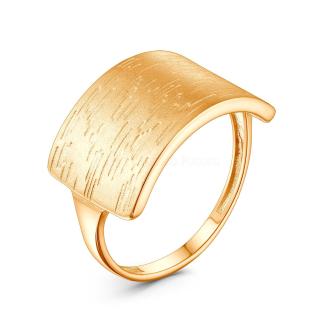 Кольцо из золочёного серебра