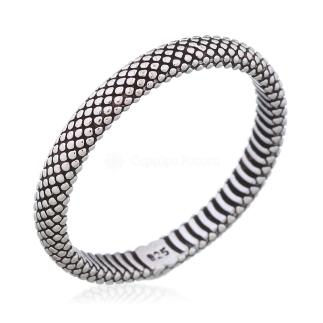 Кольцо из чернёного серебра