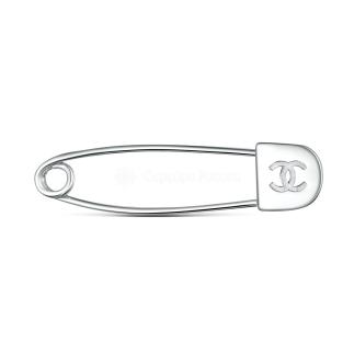 Булавка из серебра родированная