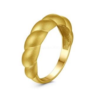 Кольцо из золочёного серебра