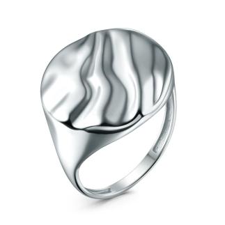 Кольцо из серебра родированное