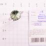 Кольцо из серебра с кристаллами Swarovski родированное - фото №2