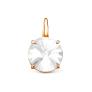 Подвеска из золочёного серебра с кристаллом Swarovski